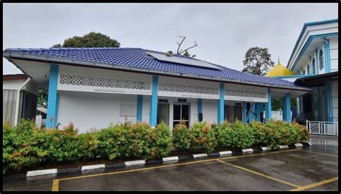 Installation of Off-grid Solar PV System for Motion Sensor Spotlight and LED Light at Masjid Al-Fatah, Lima Kedai