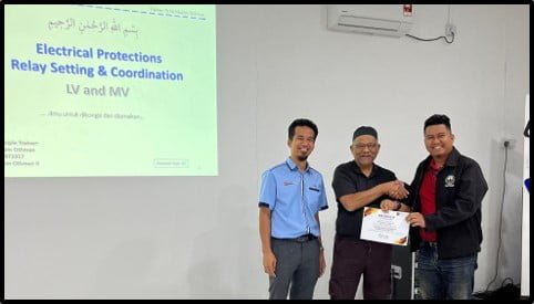 Electrical Relay Protections Coordination & Setting at Unico Oil Mill, Lahad Datu Sabah with Speaker Tc. Hashim Bin Othman
